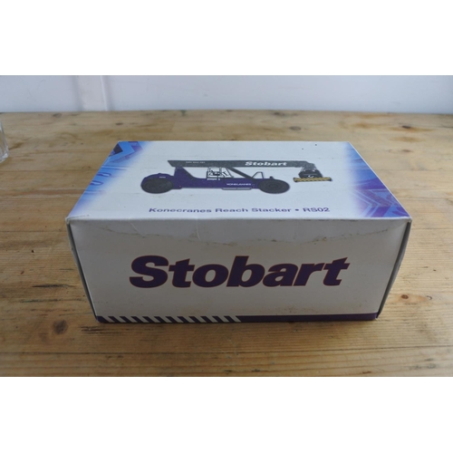 233 - A boxed Stobart - Konecranes - Reach Stacker - fleet no R502.