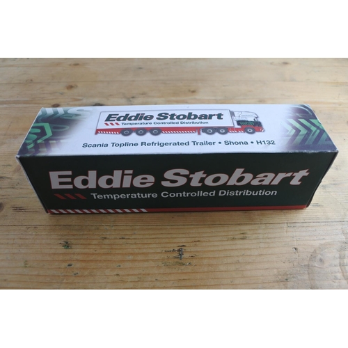 238 - A boxed Eddie Stobart - Scania Topline - Fridge - Temperature controlled distribution Trailer - 'Sho... 
