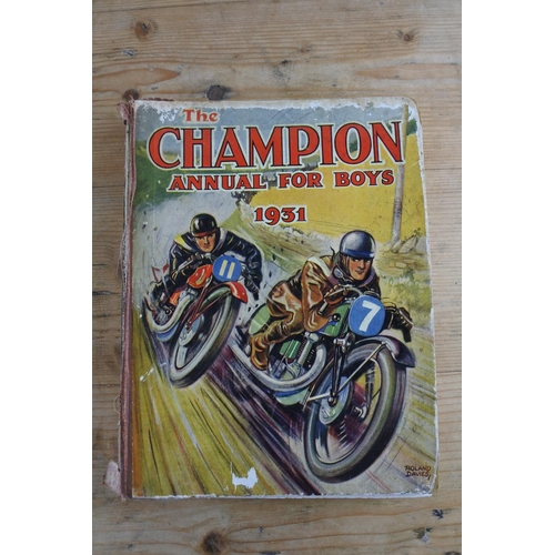 270 - A vintage 'The Champion Annual for Boys' dated 1931.