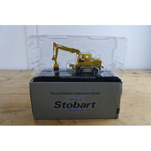 279 - A boxed World of Stobart - Liebherr - A9002 W Excavator - fleet no W041.