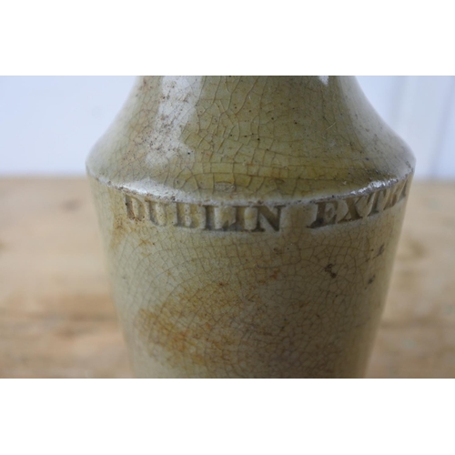 301 - A rare 'Dublin Extra Stout' stoneware beer bottle.