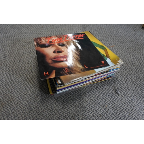 339 - A large collection of records/albums to include Tina Turner, Paul Hardcastle and more.