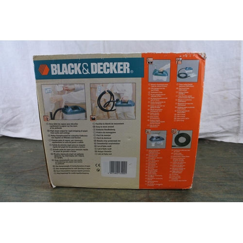 1 - A boxed Black & Decker steam wallpaper stripper.