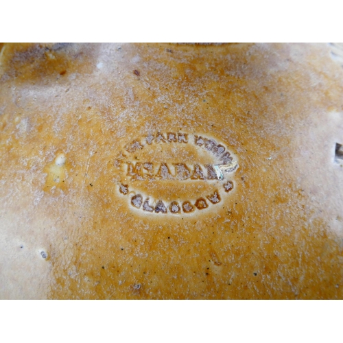 25 - A large antique stoneware flagon 'James McFadden, Ballyshannon'