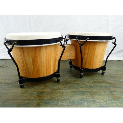 97 - A set of Bongo drums.