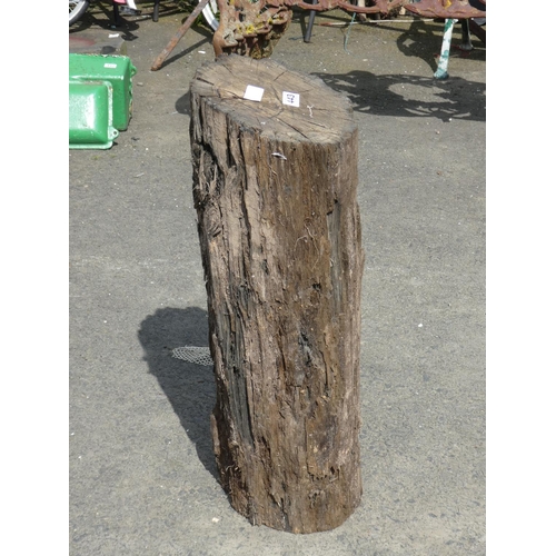 443 - A large piece of Irish Bog Oak. (Measuring 80cm)