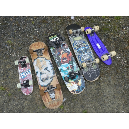 460 - 5 skateboards.