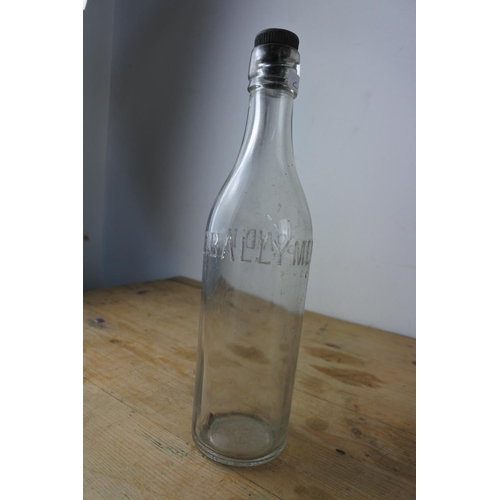 355 - A collection of 5 vintage/ antique glass bottles.