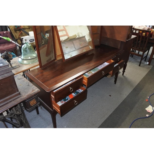 356 - A Stag mirror back dressing table.