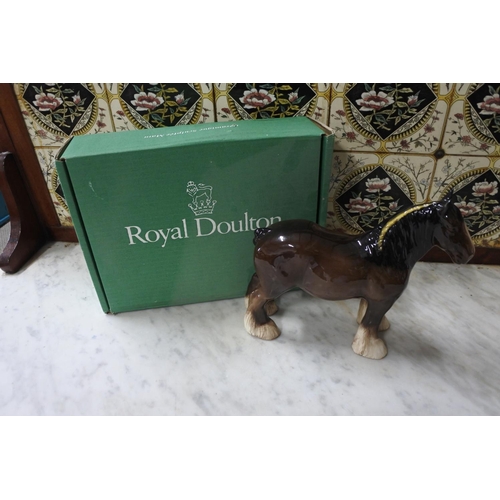 369 - A Royal Doulton horse figure in original card box.