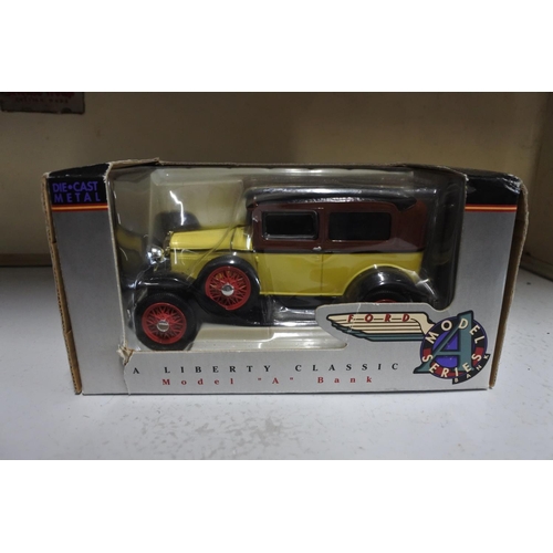 542 - A diecast Ford Model A in original packaging.