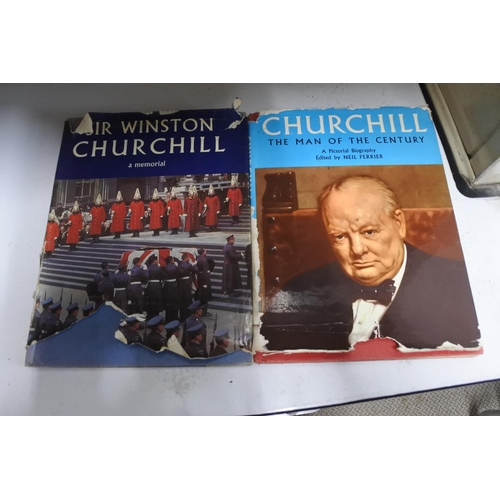 549 - 2 vintage books on Winston Churchill.