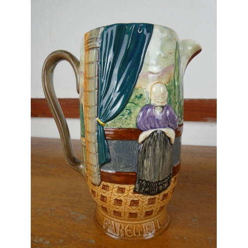 45 - A stunning Romeo and Juliet decorative Beswick jug.