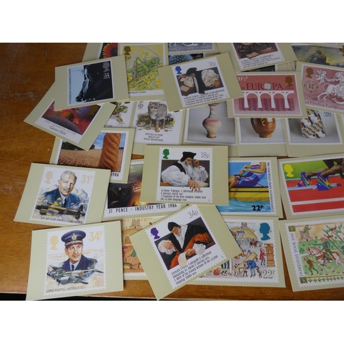 55 - A collection of vintage postcards issued by The Post Office.