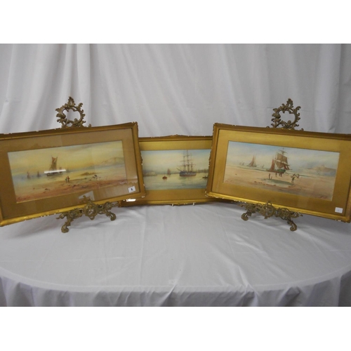 A Britas A Set Of Three Signed Watercolours St Vincent