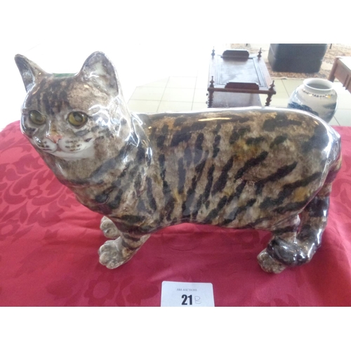 Large vintage Winstanley cat size 8 signed and marked with size. Jenny