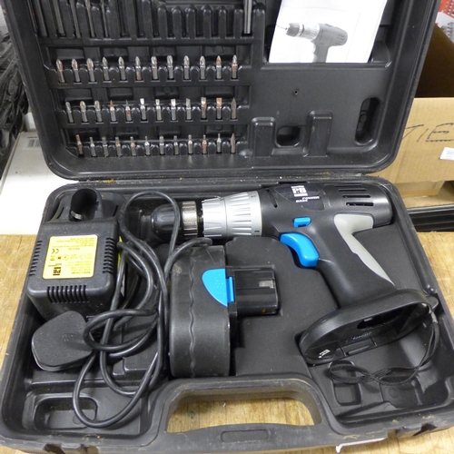 2026 - PB 14.4v drill with battery and charger - in case - W