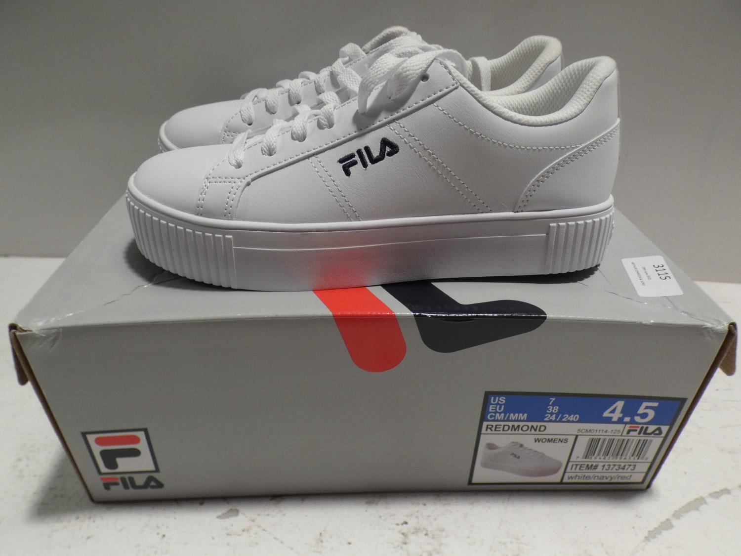 fila trainers size 4.5