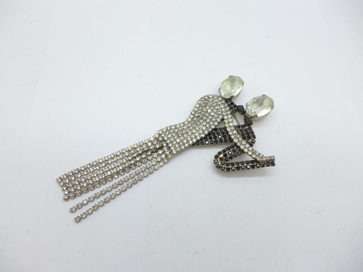 butler and wilson dancing couple brooch