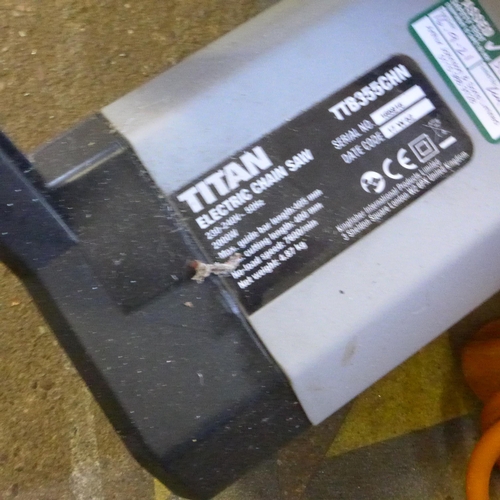 2035 - 240v Titan chainsaw (model TTB355CHN)