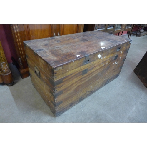 27 - A 19th Century camphorwood ship's chest