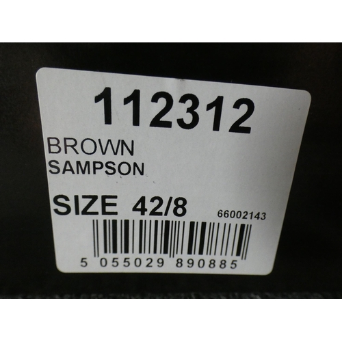 3018 - 3 Pairs of men's Burton brown Sampson shoes, sizes 8 and 2 x 9 * This lot is subject to vat