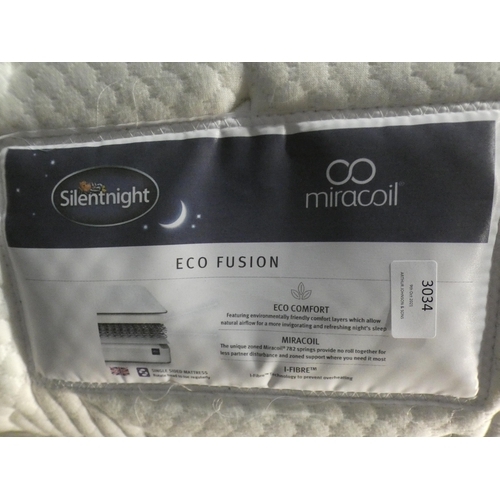 3034 - Silentnight Eco Fusion King Mattress, RRP £199.99 + VAT (236-85) * This lot is subject to VAT