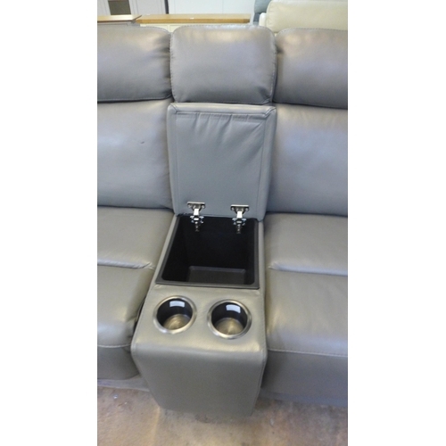 1591 - A Paisley Leather Sectional Mdl 1356669 Power Recliner, RRP £2333.33 + vat  * This lot is subject to... 