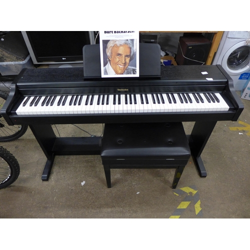 Technics digital piano (keyboard with weighted keys) black l... Barnebys