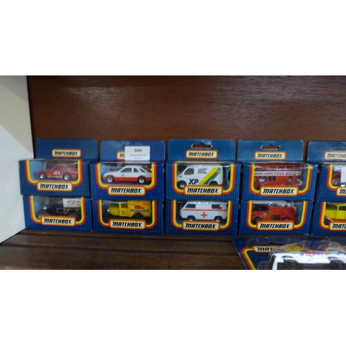 646 - Nineteen Matchbox model vehicles, boxed