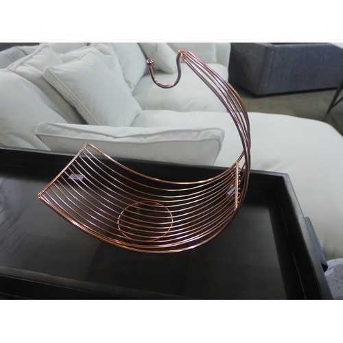 1320 - A copper wire fruit hammock (KG072106)   #