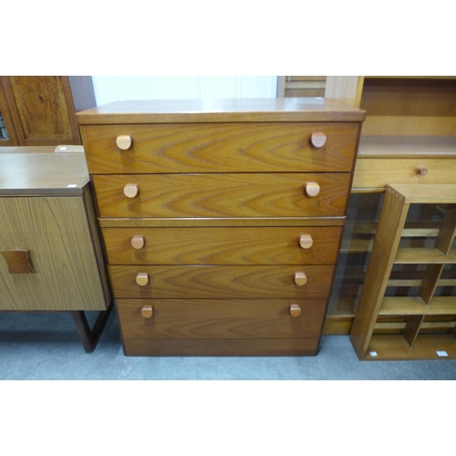 50 - A Stag teak chest of drawers