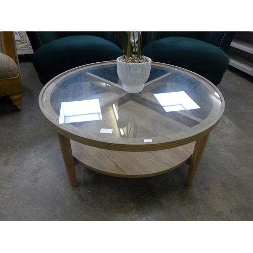 1342 - A Tambour Holcot coffee table