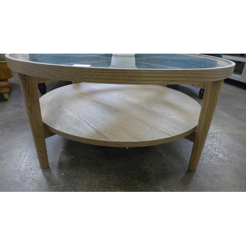 1342 - A Tambour Holcot coffee table