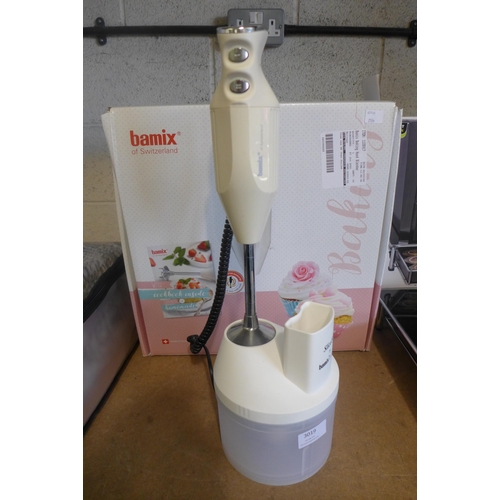 3019 - Bamix Baking Hand Blender, Cream, Model 105.917   , Original RRP  £208.33 + vat  (250A -194)  * This... 