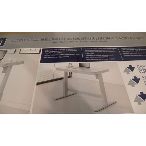 3023 - Tresanti White Tech Height Adjustable Desk , Original RRP  £239.99 + vat  (250A -54)  * This lot is ... 