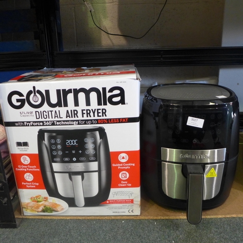 3027 - Gourmia Air Fryer          (250A -143)  * This lot is subject to vat