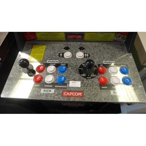 3043 - Arcade1Up Street Fighter Arcade Game , Original RRP £259.99 + Vat      (250 - 355)  * This Lot Is Su... 