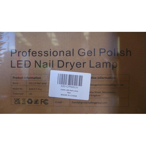 3048 - Three Professional gel polish LED nail dryer lamps