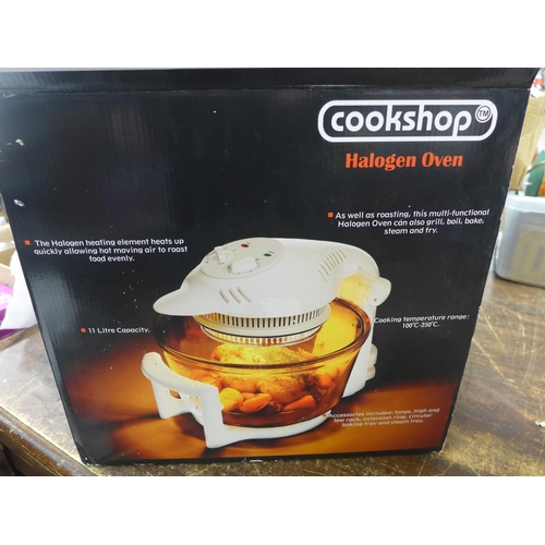 2053 - Cookshop countertop halogen oven - boxed