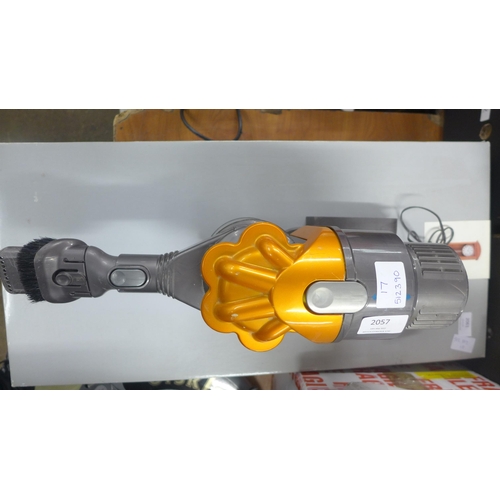 2057 - Dyson cordless vac with charger - W