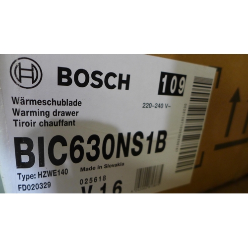 3024 - Bosch H Serie 8 Warming Drawer Model: HZWE140 140xW595xD548  Original RRP £407.50 inc VAT * This lot... 