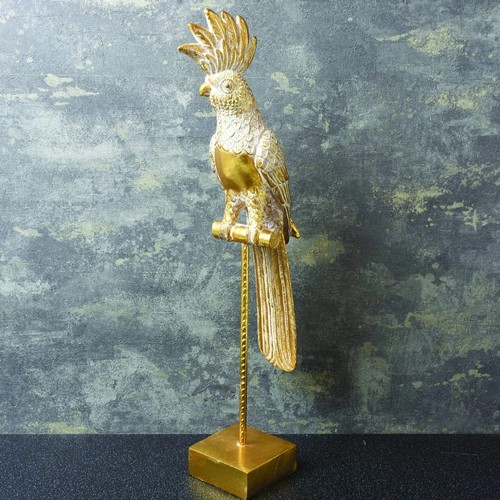 1360 - An ornamental parrot on a stand, H 51cms (63667907)   #