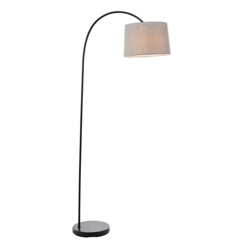 1322 - A Carlson floor lamp with grey shade (501608797266154)   #