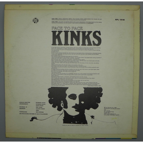 602 - The Kinks, Face to Face, NPL18149, flipback sleeve, NPL18149 A2 H runout