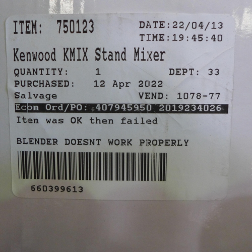 3029 - Kenwood Kmix Cream Stand mixer - Kmx750Ac   , Original RRP £183.33 + vat     (254-99)   * This lot i... 