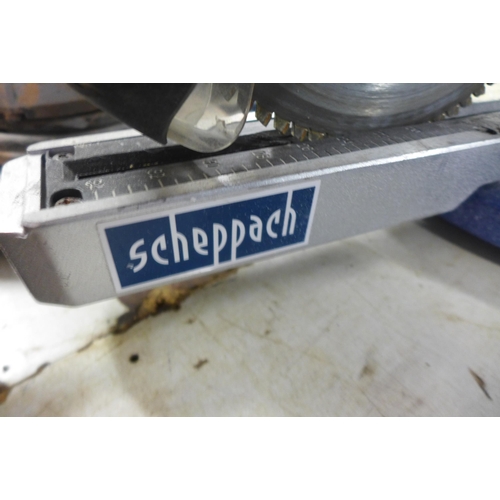 2026 - Scheppach (HM100LXU) tilting sliding compound mitre saw - W