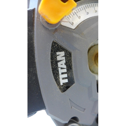 2034 - Titan TTB689CSW 500w mini saw - W