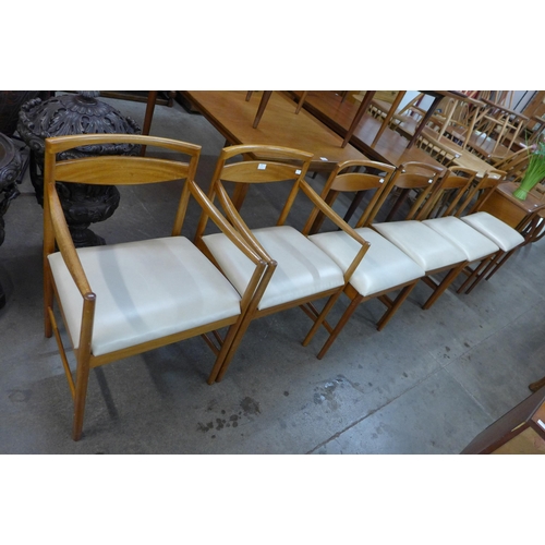 40 - A set of six McIntosh teak dining chairs