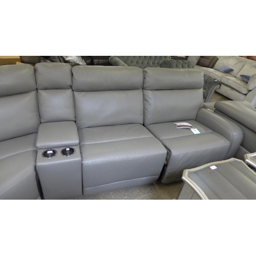1532 - Paisley Leather Sectional  Recliner, Original RRP £2333.33 + vat    (4119-12)  * This lot is subject... 